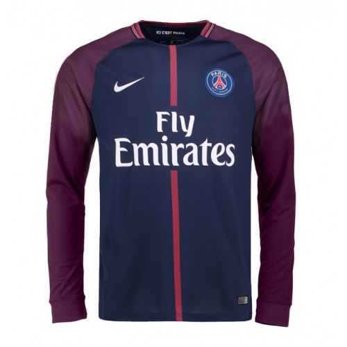 PSG Home Soccer Jersey 2017/18 LS